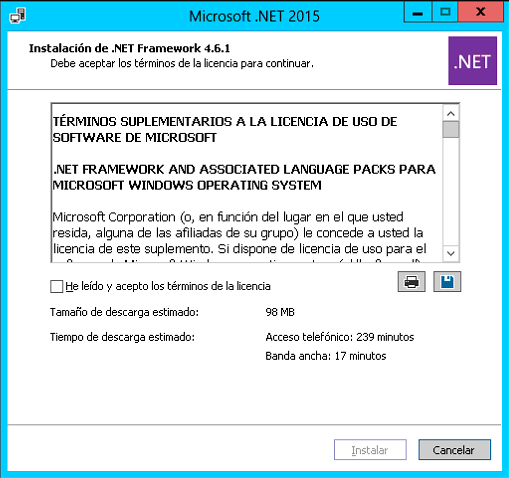 error backup exec instalar net framework 02